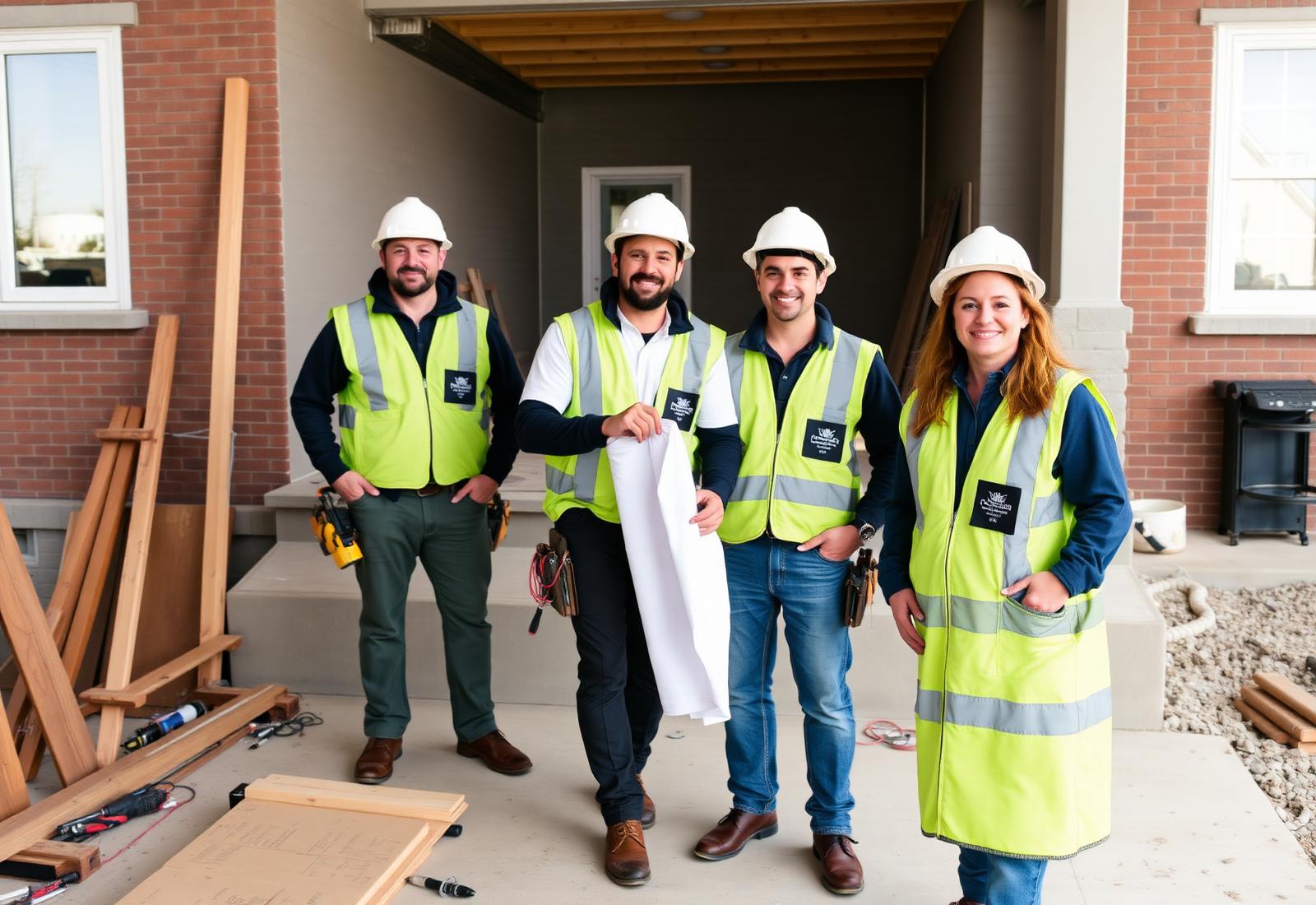Manchester Group renovation crew on site in Saskatoon
